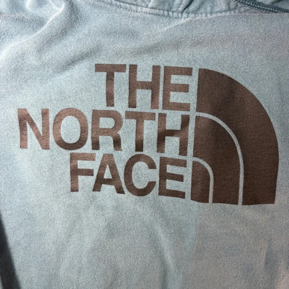 The North Face Mens Half Dome Logo Hoodie Blue Pullover Sweatshirt Size‎ M